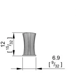 Joint Brosse Adhésif Gris Hauteur 12 Mm, Longueur 5,5 M, Largeur 6,9 Mm -Promos Matériel Boutique 72237 4