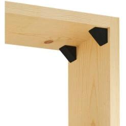 Taquet D'assemblage Simple Noir - Lot De 12 Pièces -Promos Matériel Boutique 72243 3