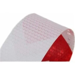 Bande De Signalisation Réfléchissante En Sergé Rouge Et Blanc De 10 Cm De Large Et 25 M De Long. 9 Bande De Signalisation Réfléchissante En Sergé Rouge Et Blanc De 10 Cm De Large Et 25 M De Long. -Promos Matériel Boutique 72520917 5