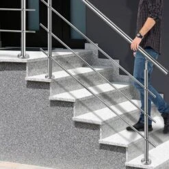 Froadp 80cm Mains Courantes à Angle Réglable, Rampe D'escalier En Acier Inoxydable, Rambarde Avec Anneau à Billes Et 2 Poteaux, Garde-corps à Tige Pour Escalier Balcon Terrasse Parapet(3 Crossbar) 9 Froadp 80cm Mains Courantes à Angle Réglable, Rampe D'escalier En Acier Inoxydable, Rambarde Avec Anneau à Billes Et 2 Poteaux, Garde-corps à Tige Pour Escalier Balcon Terrasse Parapet(3 Crossbar) -Promos Matériel Boutique 72872643 5