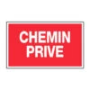 Panneau Chemin Privé - Rigide 330x200mm - 4160986