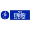Panneau Port D'un Harnais De Sécurité Obligatoire - Rigide 450x150mm - 4030692