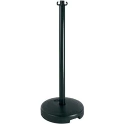 Poteau PVC Noir Sur Socle à Lester 9kg - 2001731