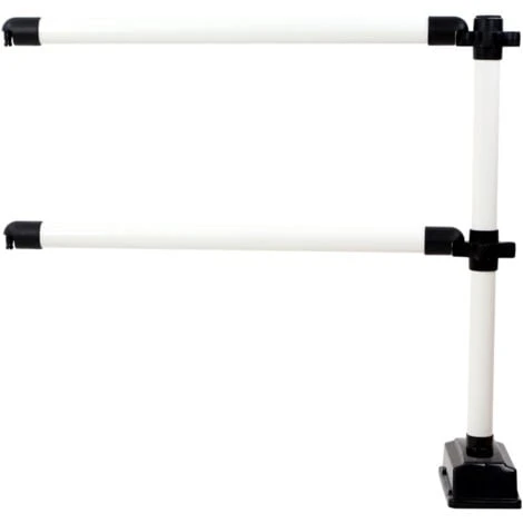 Barrière Express 2 Lisses 1m Supplémentaires Blanc - 2001267 1 Barrière Express 2 Lisses 1m Supplémentaires Blanc - 2001267