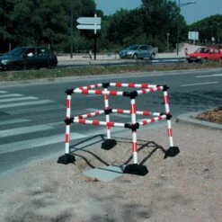 Barrière Express 2 Lisses 1m Supplémentaires Rouge/Blanc - 2001274 -Promos Matériel Boutique 7298003 3