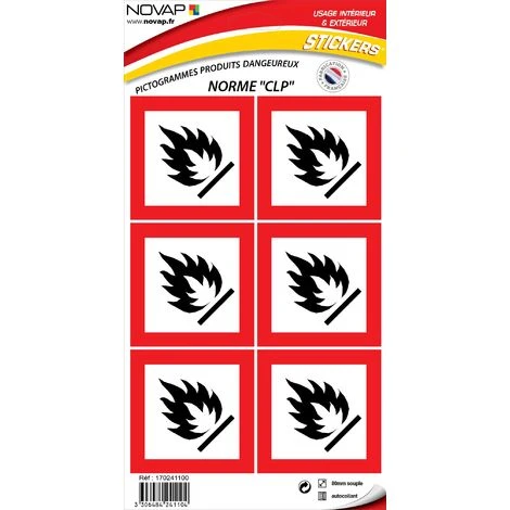 Pictogramme - Je Flambe 80x80mm - 4241104 1 Pictogramme - Je Flambe 80x80mm - 4241104