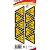 Planche 10 Pictogrammes Triangle 50mm - Danger Cisaillement - 4252087