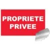 Panneau Propriété Privée - Alu 330x200mm - 4010427