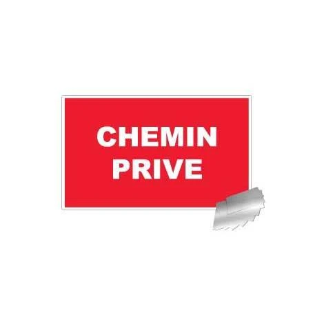 Panneau Chemin Privé - Alu 330x200mm - 4010762 1 Panneau Chemin Privé - Alu 330x200mm - 4010762