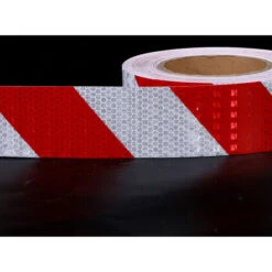 Promotion Ruban De Signalisation Rouge Et Blanc Bande Reflechissante Autocollante Avertissement De La Circulation Nuit De Autocollant Reflechissant Voiture Marquage Sol,5cm X 25m 7 Promotion Ruban De Signalisation Rouge Et Blanc Bande Reflechissante Autocollante Avertissement De La Circulation Nuit De Autocollant Reflechissant Voiture Marquage Sol,5cm X 25m -Promos Matériel Boutique 73764597 3