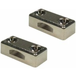 2x Gâche Pour Verrou Rectangulaire 3x10mm Plastique Petit Verouillage Camping Car Meuble