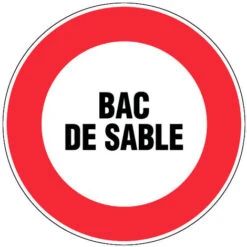 Panneau Bac à Sable - Rigide Ø180mm - 4041995