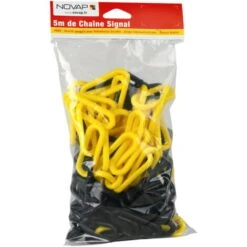 Chaîne Ø 6mm X 5m Jaune/Noir En Sac - SIGNAL - 1165144