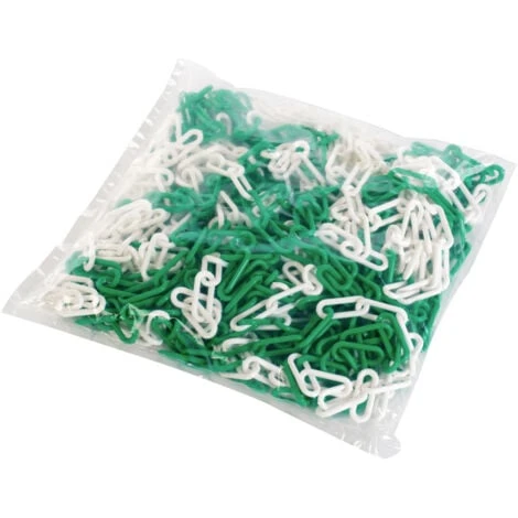 Chaîne Ø 8mm X 25m Vert/Blanc En Sac - SIGNAL - 1185289 1 Chaîne Ø 8mm X 25m Vert/Blanc En Sac - SIGNAL - 1185289