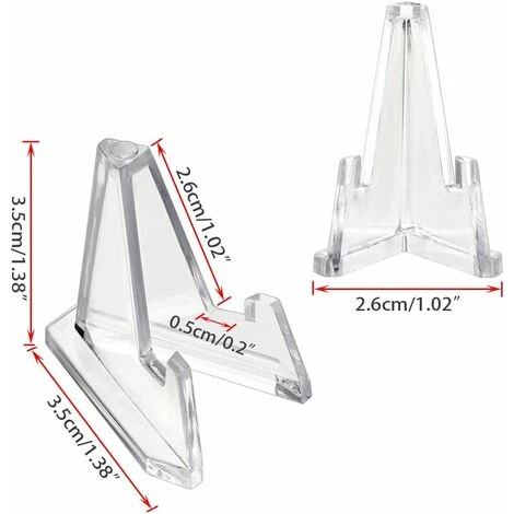 20PCS Support De Monnaie Présentoirs, Chevalets De Monnaie Médaille Badge Collection étagère De Pièces, Support De Téléphone En Acrylique 2 2 20PCS Support De Monnaie Présentoirs, Chevalets De Monnaie Médaille Badge Collection étagère De Pièces, Support De Téléphone En Acrylique 2 – Image 2