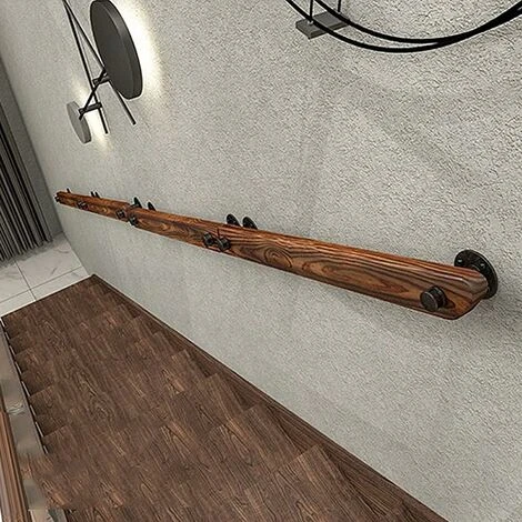 Main Courante Main Courante D'escalier 30cm, Mains Courantes Intérieures En Bois Antidérapantes De Sécurité, Rampes De Terrasse De Lofts De Couloir De Jardin Fixés Au Mur, Tige/ LionKnight 4 Main Courante Main Courante D'escalier 30cm, Mains Courantes Intérieures En Bois Antidérapantes De Sécurité, Rampes De Terrasse De Lofts De Couloir De Jardin Fixés Au Mur, Tige/ LionKnight – Image 4