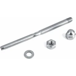 50 Pièces Tendeur De Cable De Garde-Corps De Main Courante En Acier Inoxydable, Embout De Goujon De Fileté Pour De Cable De 1/8 Pouce (50 Paquets)-KoleZ -Promos Matériel Boutique 75513370 5