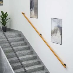 Main Courante D'escalier Ronde En Bois Massif—50 Cm Trousse D'outils Complète, Garde-Corps Antidérapants Pour L'intérieur De La Maison, Mains Courantes En Bois Sûres Pou,Seuçais 7 Main Courante D'escalier Ronde En Bois Massif—50 Cm Trousse D'outils Complète, Garde-Corps Antidérapants Pour L'intérieur De La Maison, Mains Courantes En Bois Sûres Pou,Seuçais -Promos Matériel Boutique 75528389 3