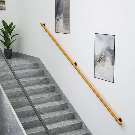 Main Courante D'escalier Ronde En Bois Massif—50 Cm Trousse D'outils Complète, Garde-Corps Antidérapants Pour L'intérieur De La Maison, Mains Courantes En Bois Sûres Pou,Seuçais 3 Main Courante D'escalier Ronde En Bois Massif—50 Cm Trousse D'outils Complète, Garde-Corps Antidérapants Pour L'intérieur De La Maison, Mains Courantes En Bois Sûres Pou,Seuçais – Image 3