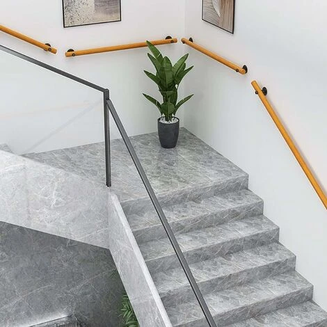 Main Courante D'escalier Ronde En Bois Massif—50 Cm Trousse D'outils Complète, Garde-Corps Antidérapants Pour L'intérieur De La Maison, Mains Courantes En Bois Sûres Pou,Seuçais 4 Main Courante D'escalier Ronde En Bois Massif—50 Cm Trousse D'outils Complète, Garde-Corps Antidérapants Pour L'intérieur De La Maison, Mains Courantes En Bois Sûres Pou,Seuçais – Image 4