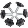 6-Pack M8x25mm Vis De Pouce, étoile En Plastique Moletées Bouton De Serrage à Vis Thumbscrew -Versailles