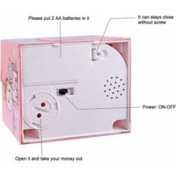 Tirelire Licorne Pour Enfants Filles, Tirelire Automatique -Promos Matériel Boutique 76871665 4