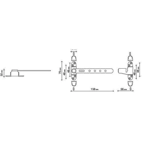 Entrebaîlleur à Poussoir AIRLOCK Couleur Blanc - SOCONA - L6 2 Entrebaîlleur à Poussoir AIRLOCK Couleur Blanc - SOCONA - L6 – Image 2