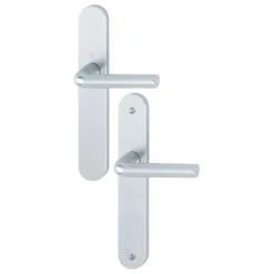 Ensemble ARLES Type Bec De Cane Finition Argent - HOPPE - 596188