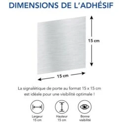Pictogramme Local Poubelles (Q1024). Signalisation Porte 150 X 150 Mm. Autocollant Souple Ou Plaque Alu Brossé 2 Mm Ep. - Adhésif Aspect Aluminium Brossé 8 Pictogramme Local Poubelles (Q1024). Signalisation Porte 150 X 150 Mm. Autocollant Souple Ou Plaque Alu Brossé 2 Mm Ep. - Adhésif Aspect Aluminium Brossé -Promos Matériel Boutique 76996217 4
