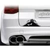 1 X Autocollant De Voiture Peek-a-boo Monster Scary Eyes (vol, Noir)