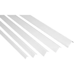 2 Mètres Baguette D'angle PVC Plastique Effector F Profile: 5x17mm - F25