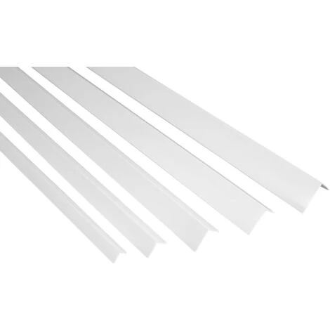 2 Mètres Baguette D'angle PVC Plastique Effector F Profile: 5x17mm - F25 1 2 Mètres Baguette D'angle PVC Plastique Effector F Profile: 5x17mm - F25