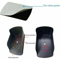 Couvercle Étanche Pour Clavier De Contrôle D'accès RFID, Couverture Imperméable De Pluie Pour Carillon De Sonnette, Antidéflagrant, Contrôleur D'empreinte De Protection Contre Pluie Couvercle Longzimi -Promos Matériel Boutique 77245216 5