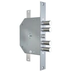 Serrure De Sécurité Triple à Double Panneton Cr Art.2151/28 Plus Pour Insérer Des Clés Courtes + Dispositif Anti-manipulation - Salon