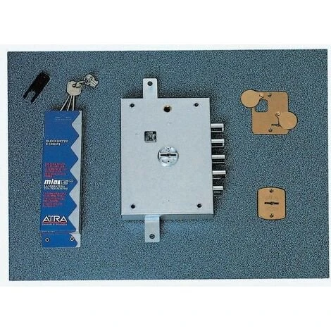 Serrure Antivol Triple Atra 7111-2 De Portes Blindées à Double Panneton - Salon 1 Serrure Antivol Triple Atra 7111-2 De Portes Blindées à Double Panneton - Salon
