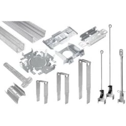 UD 28 / CD 60 Construction Sèche Profilés & Accessoires: 7.5cm Suspension Directe, 10 Pièces (accessoires)