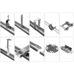 UD 28 / CD 60 Construction Sèche Profilés & Accessoires: 7.5cm Suspension Directe, 10 Pièces (accessoires) -Promos Matériel Boutique 77553530 4
