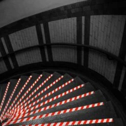 Bande Réfléchissante, 2 Pcs 3 M 50 Mm Prismatic étanche Inclinés Forme De Sécurité Rouleau De Ruban De Signalisation Vinyle Autocollant Sécurité Ruban Adhésif Rouge & Blanc -Promos Matériel Boutique 77638396 5