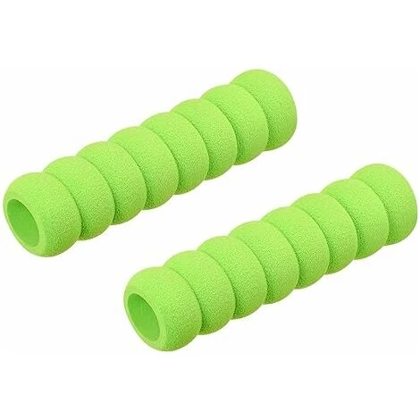 Couvercle De Poignée De Porte Protecteur En Caoutchouc Nitrile Manchon En Spirale Vert 2 Pièces 13.5 3.5cm 1 Couvercle De Poignée De Porte Protecteur En Caoutchouc Nitrile Manchon En Spirale Vert 2 Pièces 13.5 3.5cm