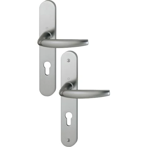 Ensemble De Porte Plaque Large Atlanta HOPPE 1530/300M Inox - Clé I - ép.58/67 - 11633335 1 Ensemble De Porte Plaque Large Atlanta HOPPE 1530/300M Inox - Clé I - ép.58/67 - 11633335