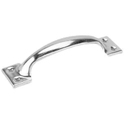 4 Vendu Poignée De Fer à L'ancienne Poignée De Porte En Acier Inoxydable 304 Poignée De Porte D'obturation Poignée D'arc [petite Longueur De 4 Pouces 100mm]