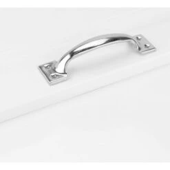 4 Vendu Poignée De Fer à L'ancienne Poignée De Porte En Acier Inoxydable 304 Poignée De Porte D'obturation Poignée D'arc [petite Longueur De 4 Pouces 100mm] -Promos Matériel Boutique 78043698 4