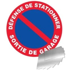 Panneau Défense De Stationner - Sortie De Garage - Alu Ø300mm - 4011424