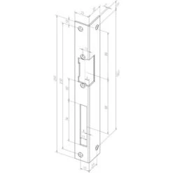 Têtière D'angle 250 Mm Droite IW - EFF - 06601-04