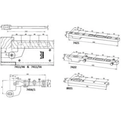 Bras Du Bas 8021 En Acier Zingué Pour BTS - DORMA - 45010410 -Promos Matériel Boutique 78452194 3