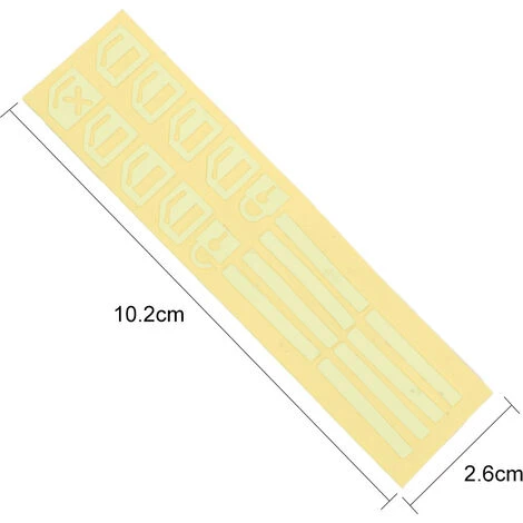 Autocollant De Bouton D'éclairage Fluorescent De Voiture Porte Lève-vitre Nuit Interrupteur De Sécurité Style De Voiture Décalcomanie Interrupteur Relais Décoration 1 Pièces (bleu) 2 Autocollant De Bouton D'éclairage Fluorescent De Voiture Porte Lève-vitre Nuit Interrupteur De Sécurité Style De Voiture Décalcomanie Interrupteur Relais Décoration 1 Pièces (bleu) – Image 2