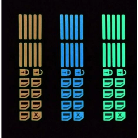 Autocollant De Bouton D'éclairage Fluorescent De Voiture Porte Lève-vitre Nuit Interrupteur De Sécurité Style De Voiture Décalcomanie Interrupteur Relais Décoration 1 Pièces (bleu) 4 Autocollant De Bouton D'éclairage Fluorescent De Voiture Porte Lève-vitre Nuit Interrupteur De Sécurité Style De Voiture Décalcomanie Interrupteur Relais Décoration 1 Pièces (bleu) – Image 4