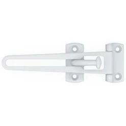 Entrebaîlleur De Sécurité MODERN Pour Porte Couleur Epoxy Blanc - SOCONA - P6