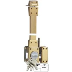 Verrou 2 Points 1520 Zenith Haut Et Côté à Bouton Cylindre De 45mm Gauche - ISEO - 15200455.5