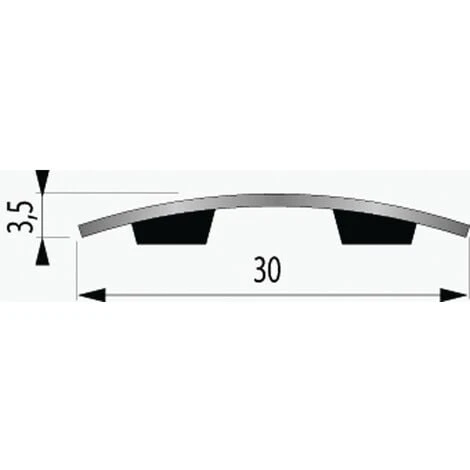 Barre De Seuil Adhésive 0,93 M Inox Brillant - DINAC - 071243 3 Barre De Seuil Adhésive 0,93 M Inox Brillant - DINAC - 071243 – Image 3